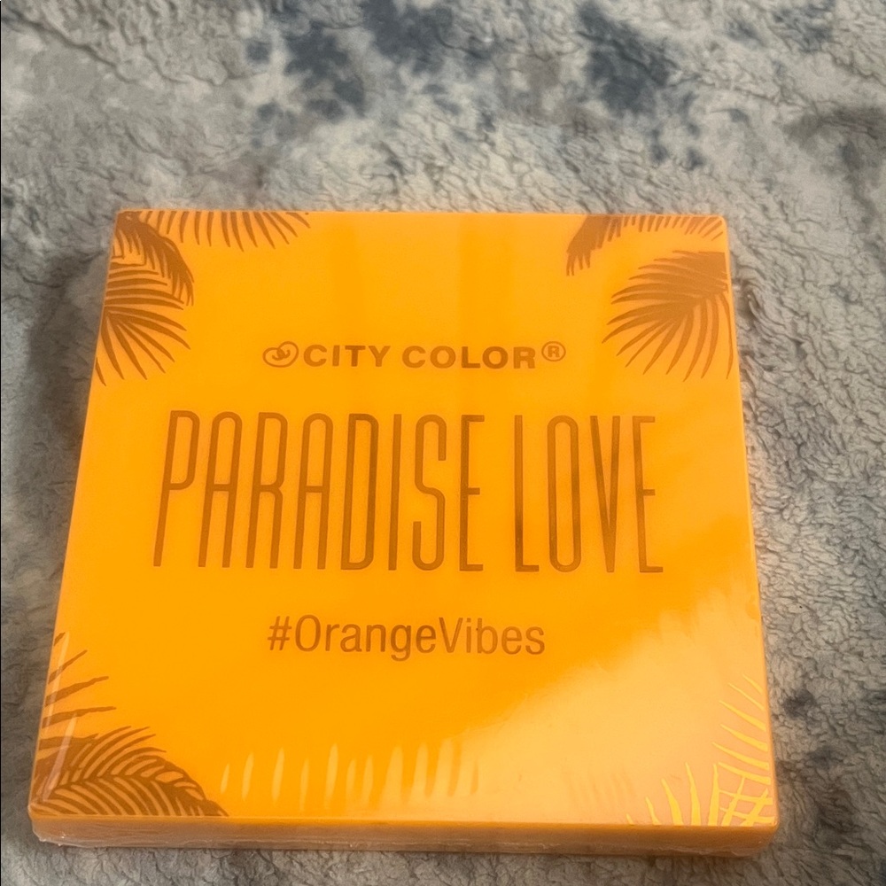 City Color Paradise Love #OrangeVibes Palette